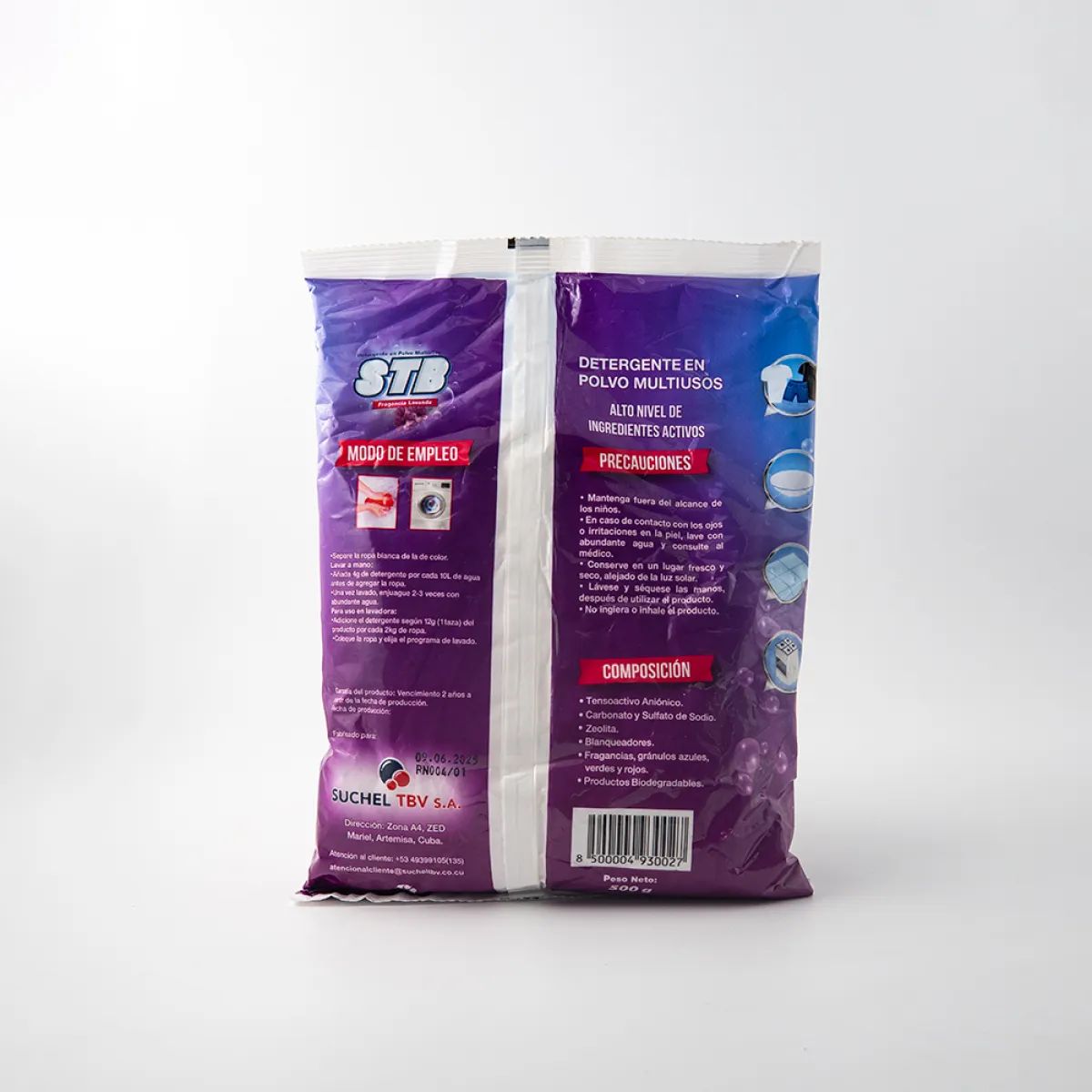Detergente en Polvo STB Fragancia Lavanda 500g — imagen 2