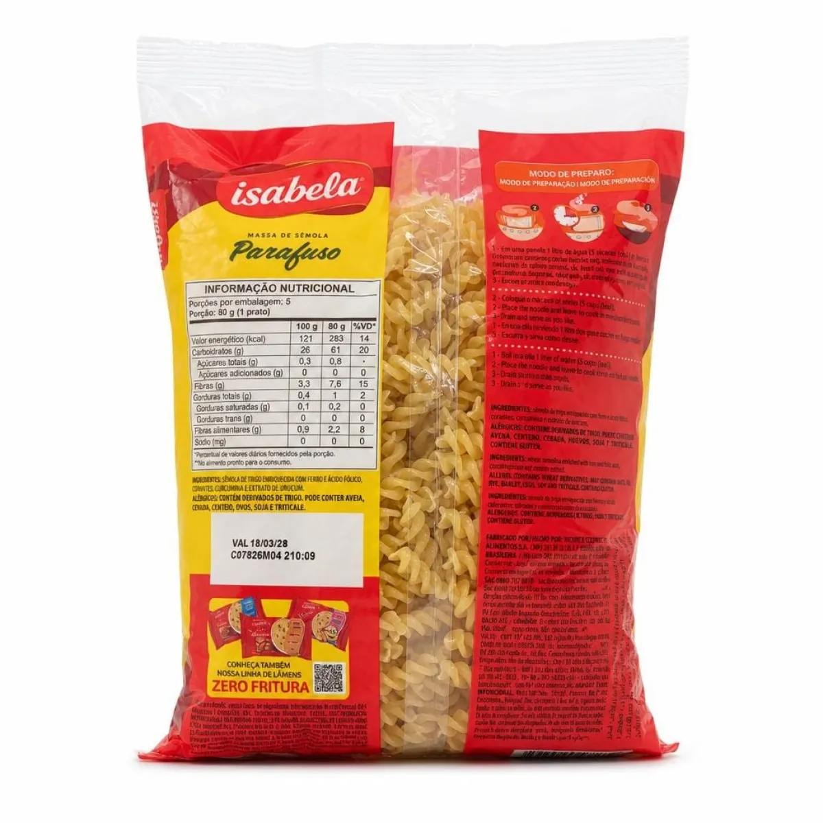 Macarrones Parafuso Isabela — imagen 2