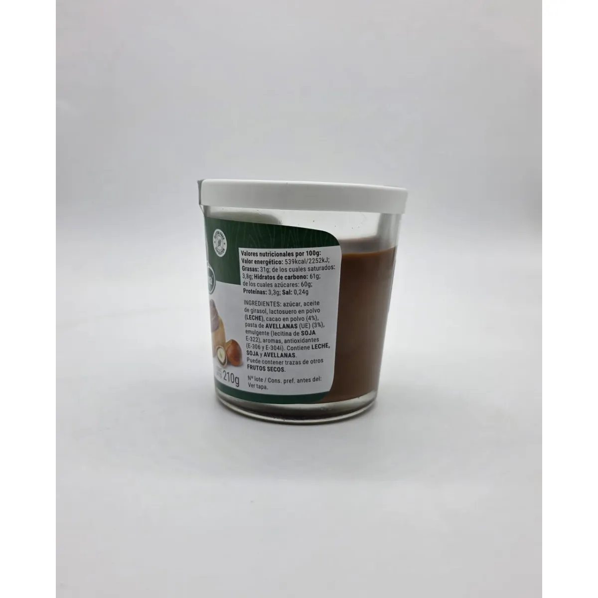 Crema de cacao con avellanas 210gr Vima — imagen 2