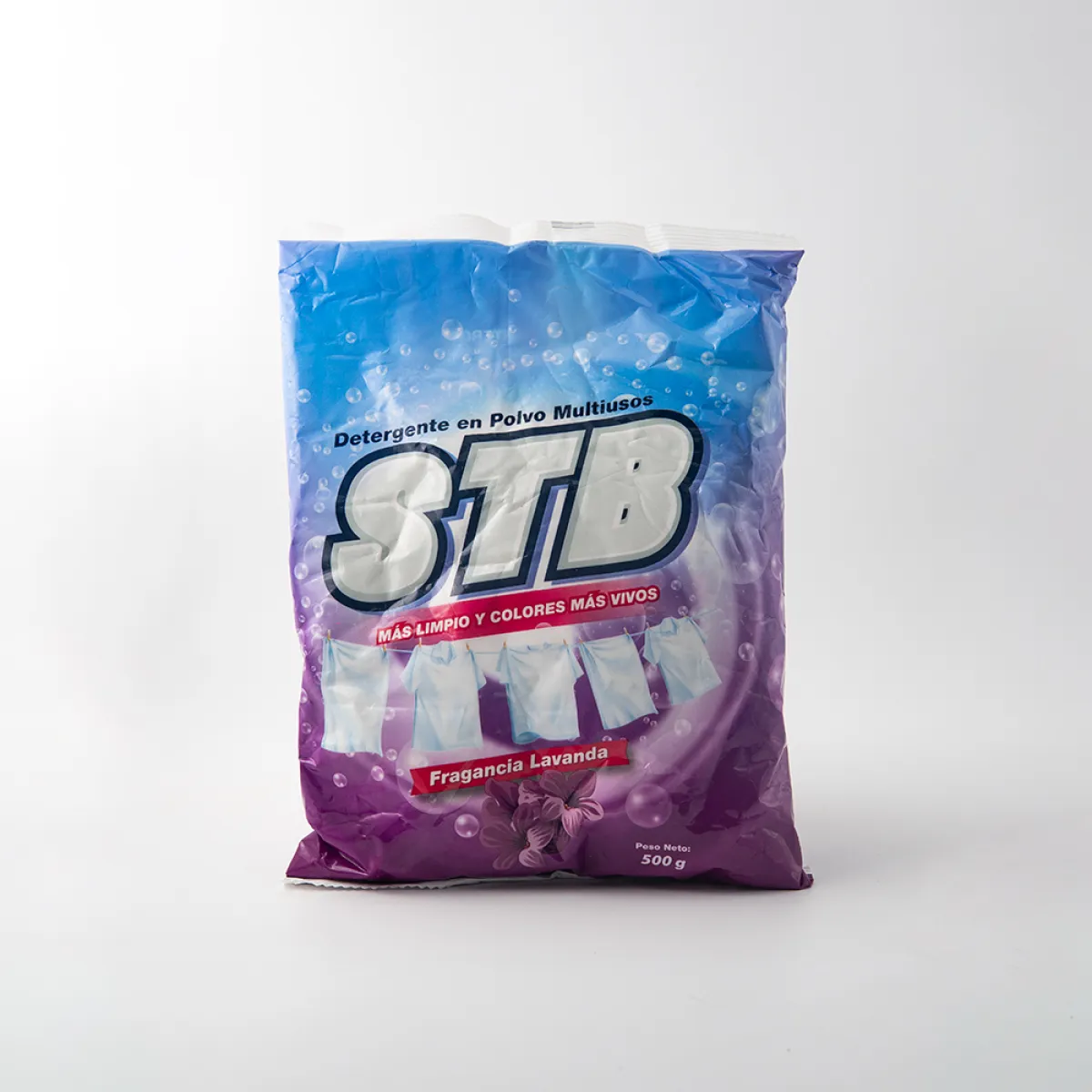 Detergente en Polvo STB Fragancia Lavanda 500g