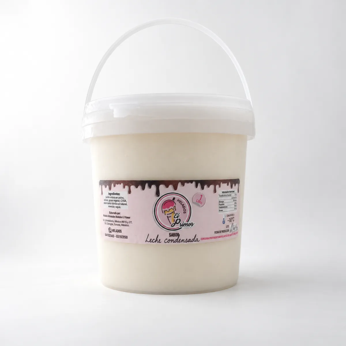 Helado de Leche Condenzada El Primor 1 L