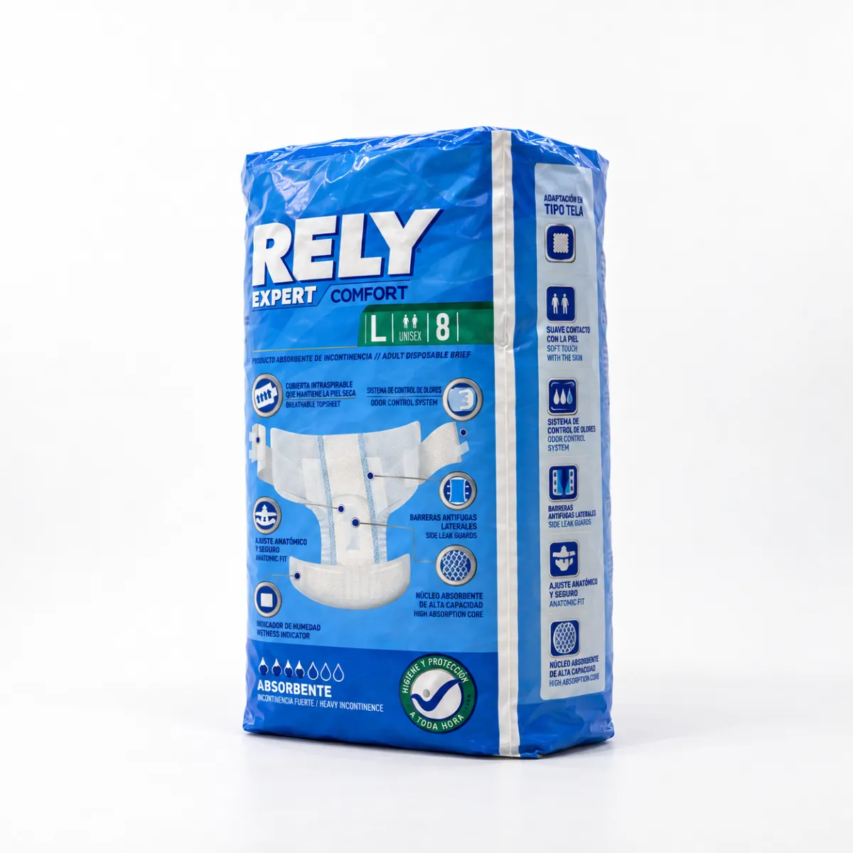 Pañal de Adulto Rely talla L — imagen 4