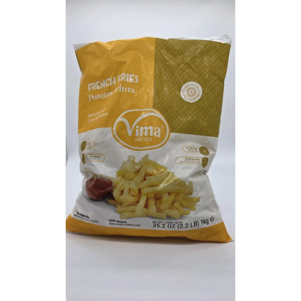 Papas prefritas 1 kg Vima