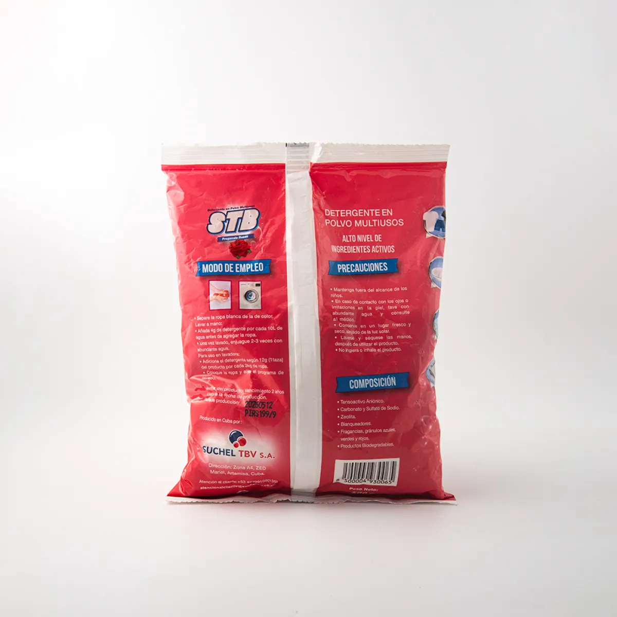 Detergente en Polvo STB Fragancia Rosas 500g — imagen 2