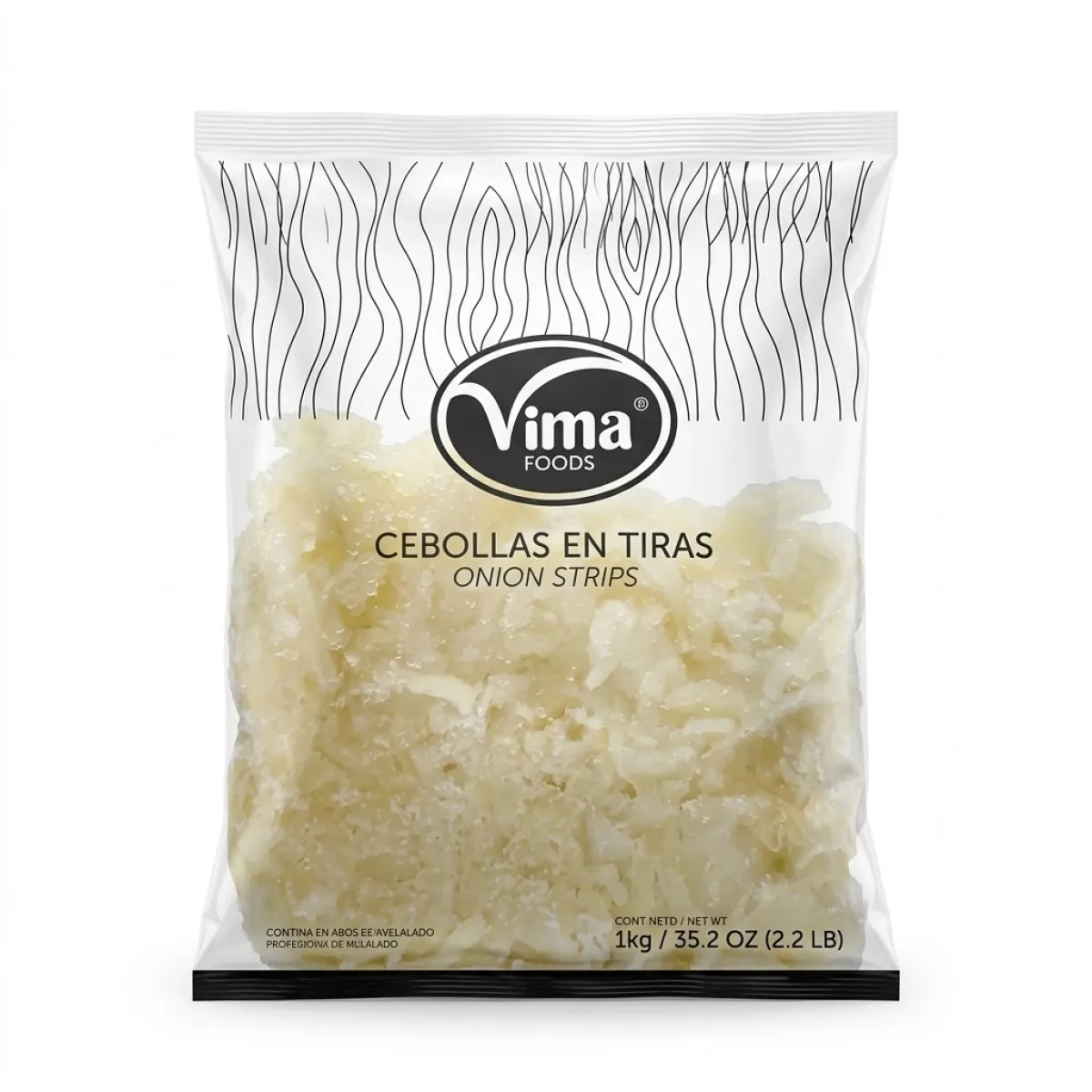 Cebolla en tiras 1kg Vima