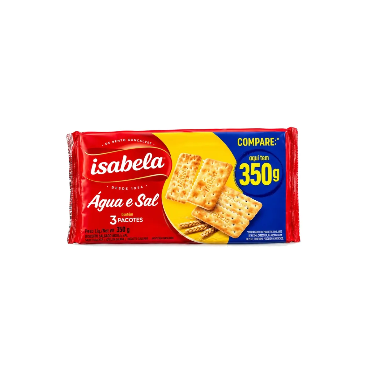 Galleta Isabela Agua y Sal  350g