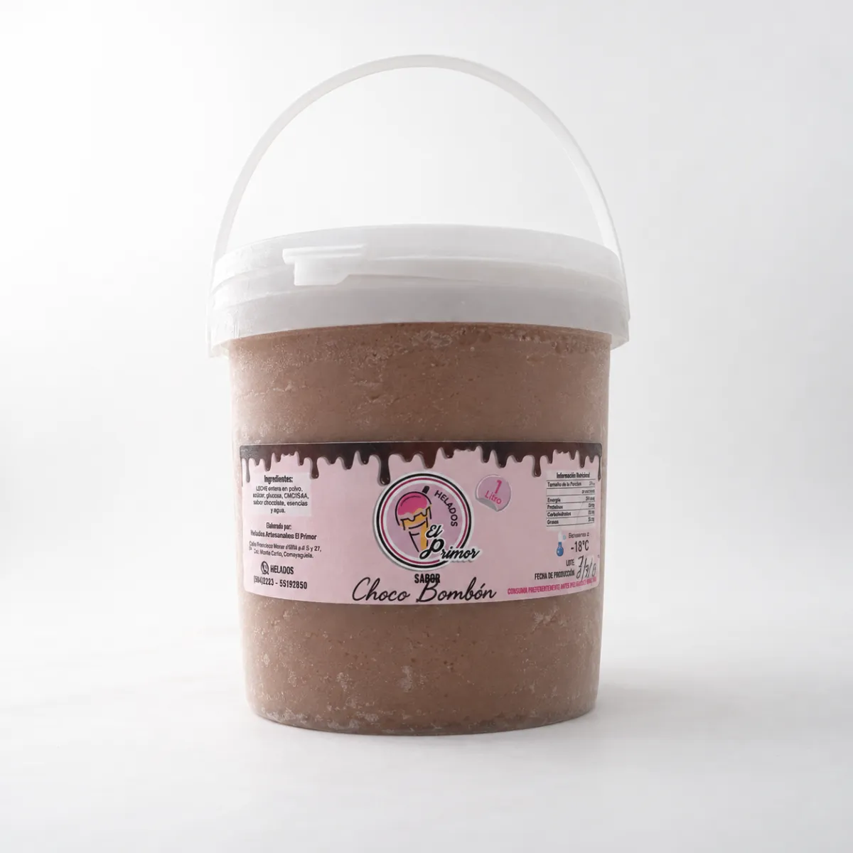 Helado de Choco Bombón El Primor 1 L