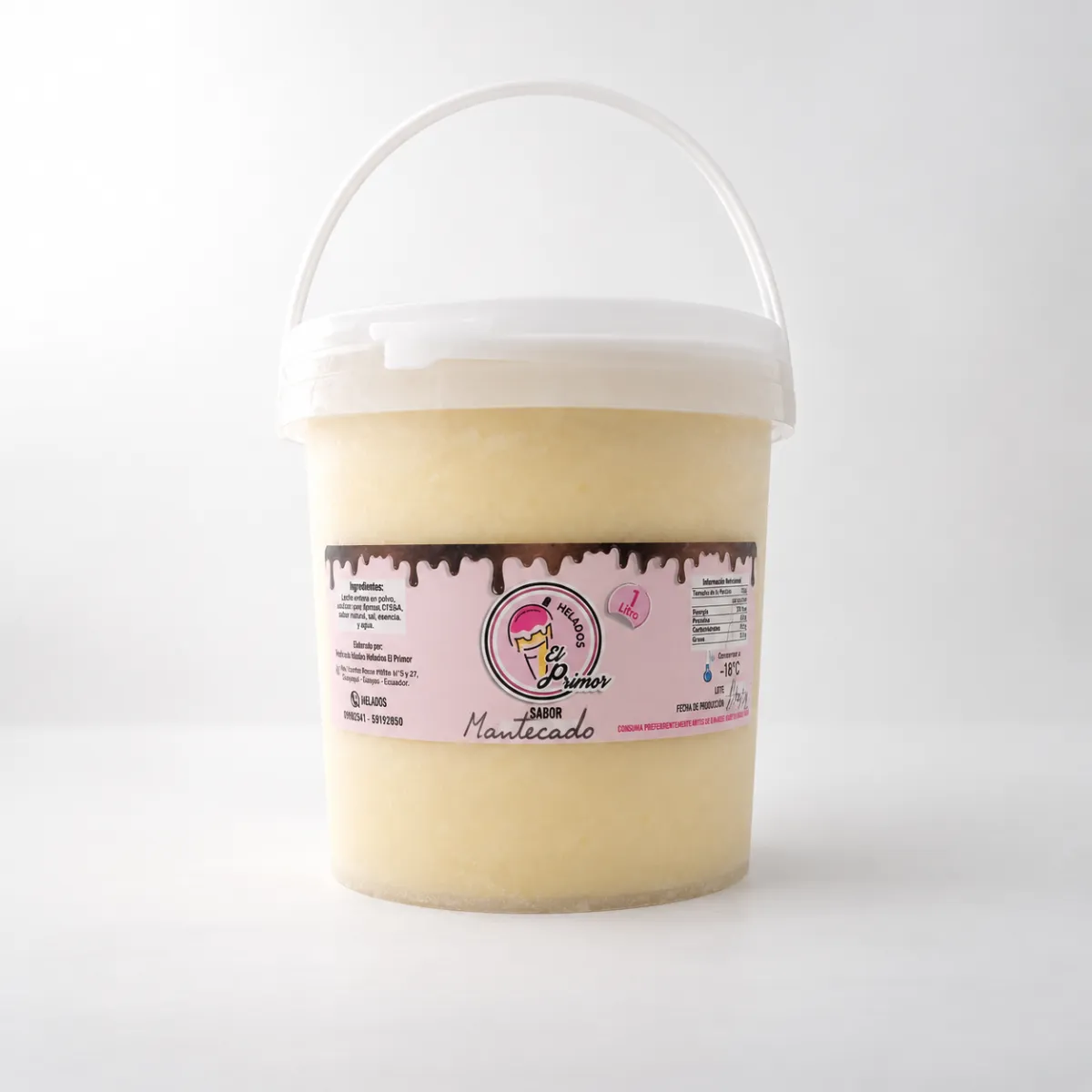 Helado de Naranja Piña El Primor 1 L