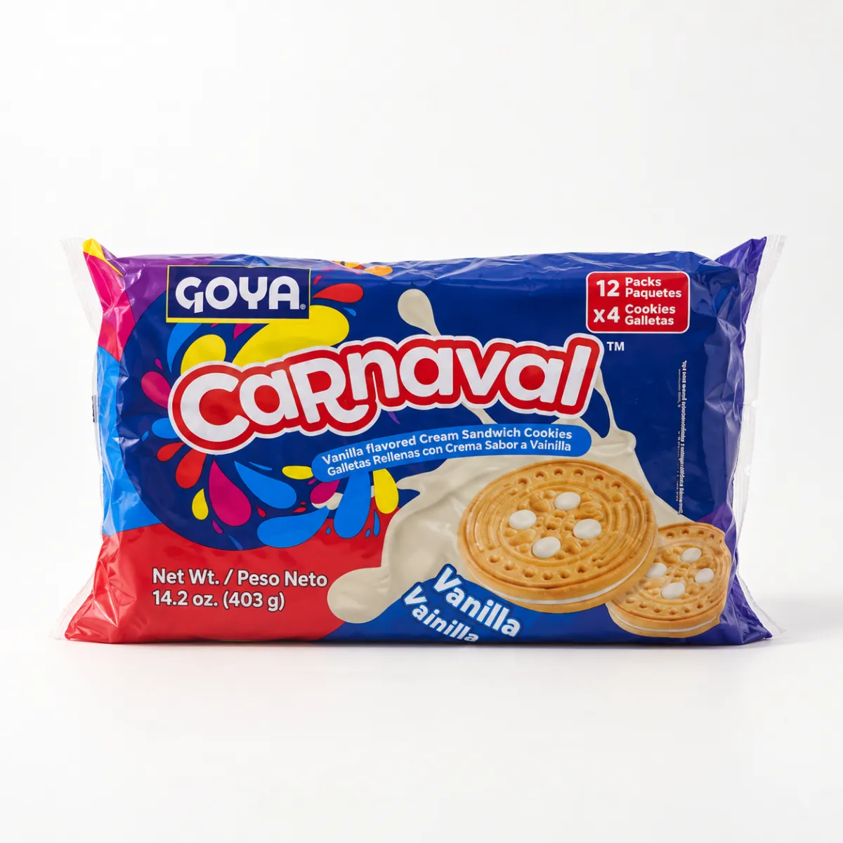Galletas Carnaval de Vainilla