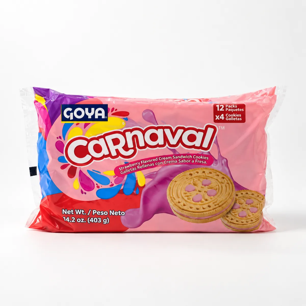 Galletas Carnaval de Fresa